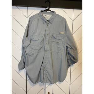 Columbia Men’s XL PFG Performance Fishing Gear Button Down Pockets Sport